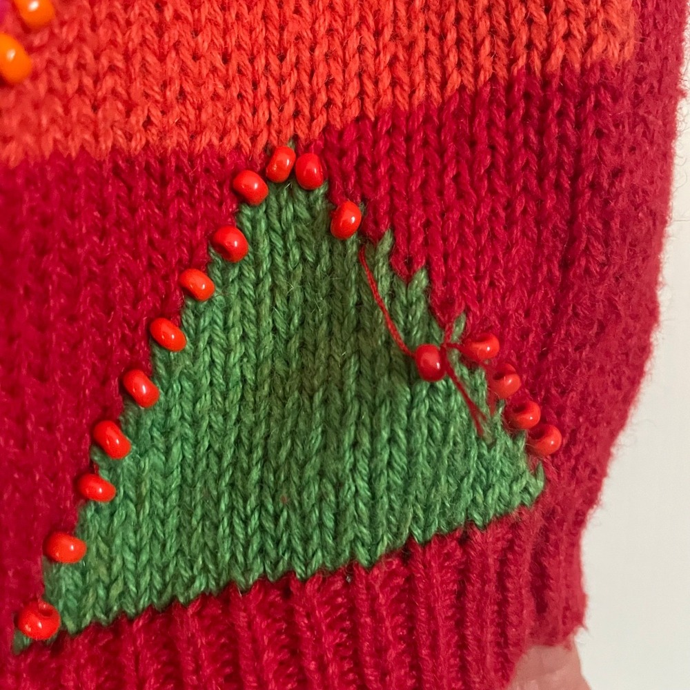 Colorful Vintage Funky Gladys Bagley Sweater Small - Picture 5 of 10
